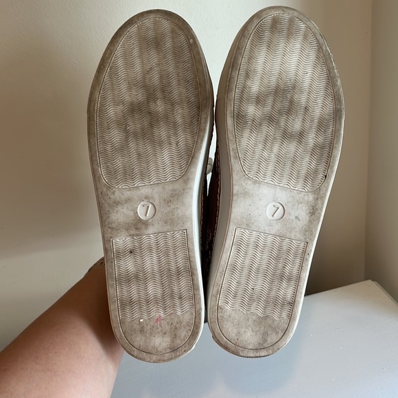 Crown Vintage Kalinda Snakeskin Suede Studded Fashion Sneaker Size 7 - Picture 10 of 12